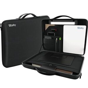 Worky Office Everywhere Laptop Portable Briefcase Organizer